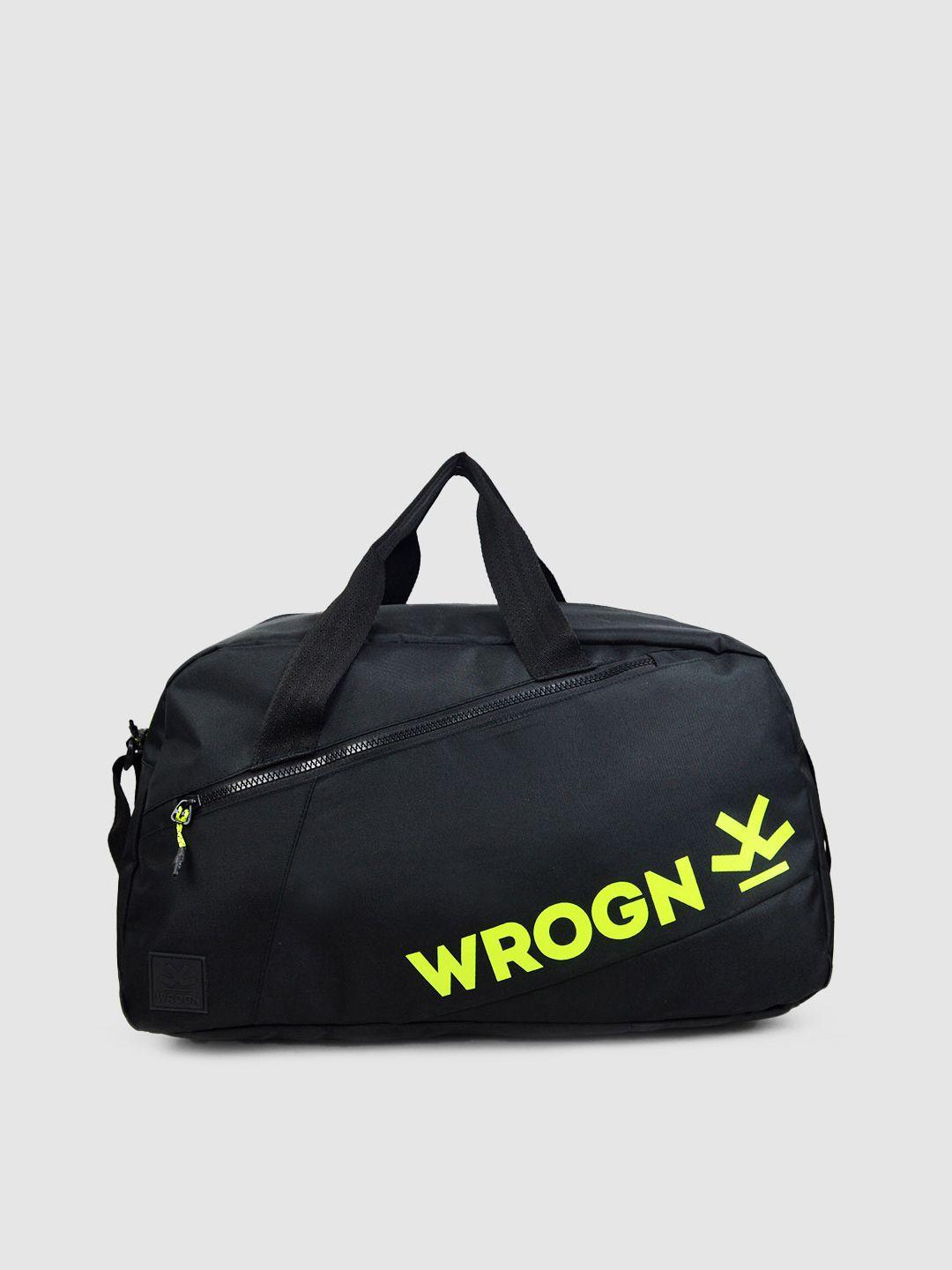 wrogn printed duffel bag