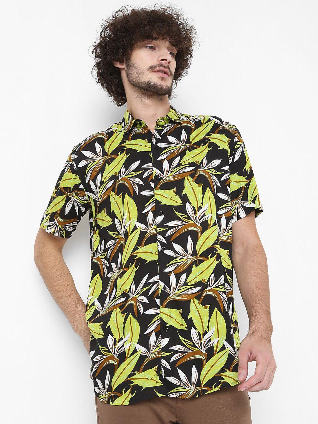 7shores tropical printed classic casual shirt