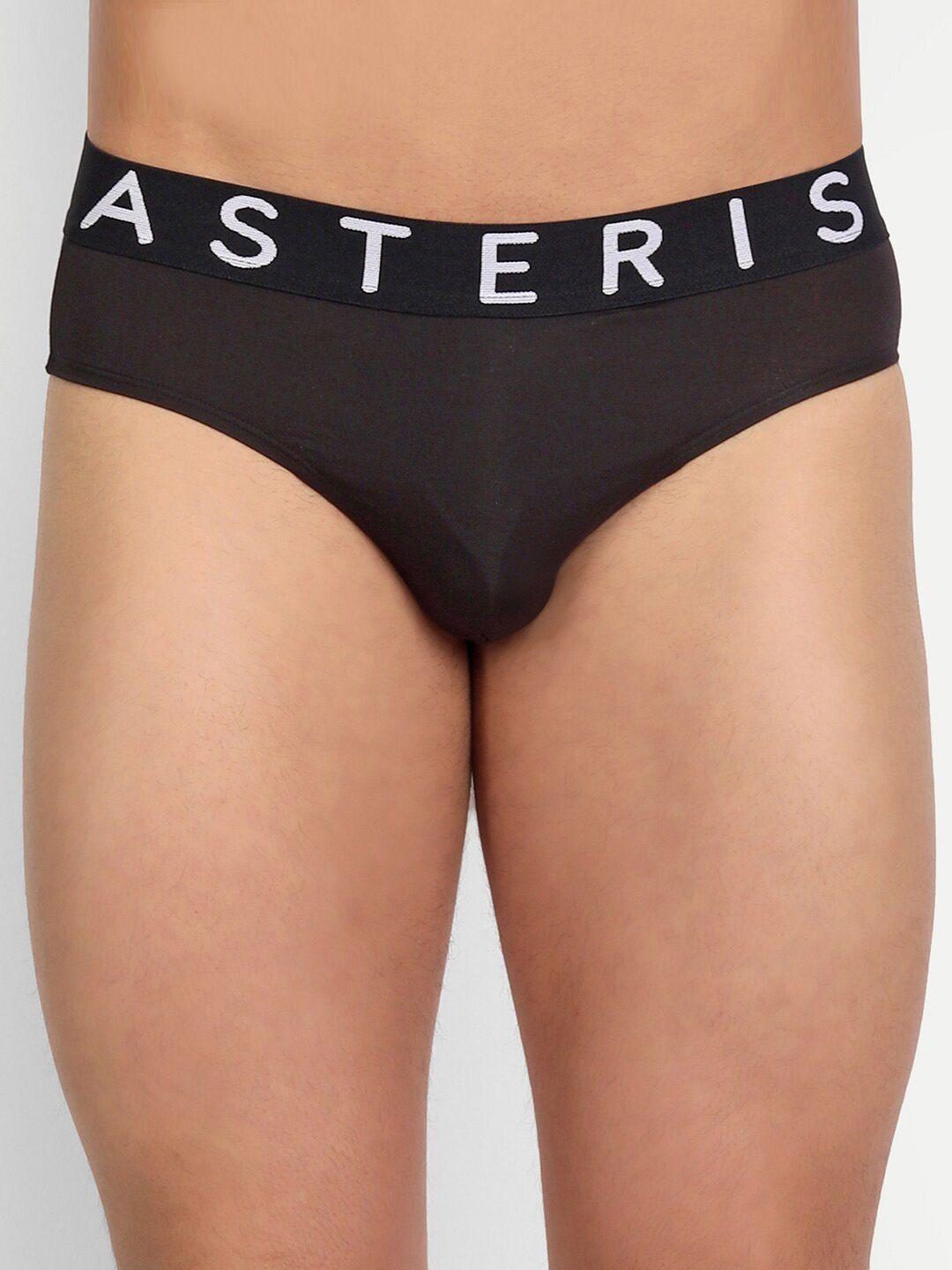 asterisk men mid-rise moisture absorption basic briefs