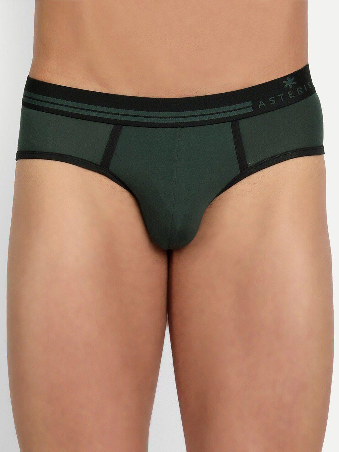 asterisk men mid-rise moisture absorption basic briefs