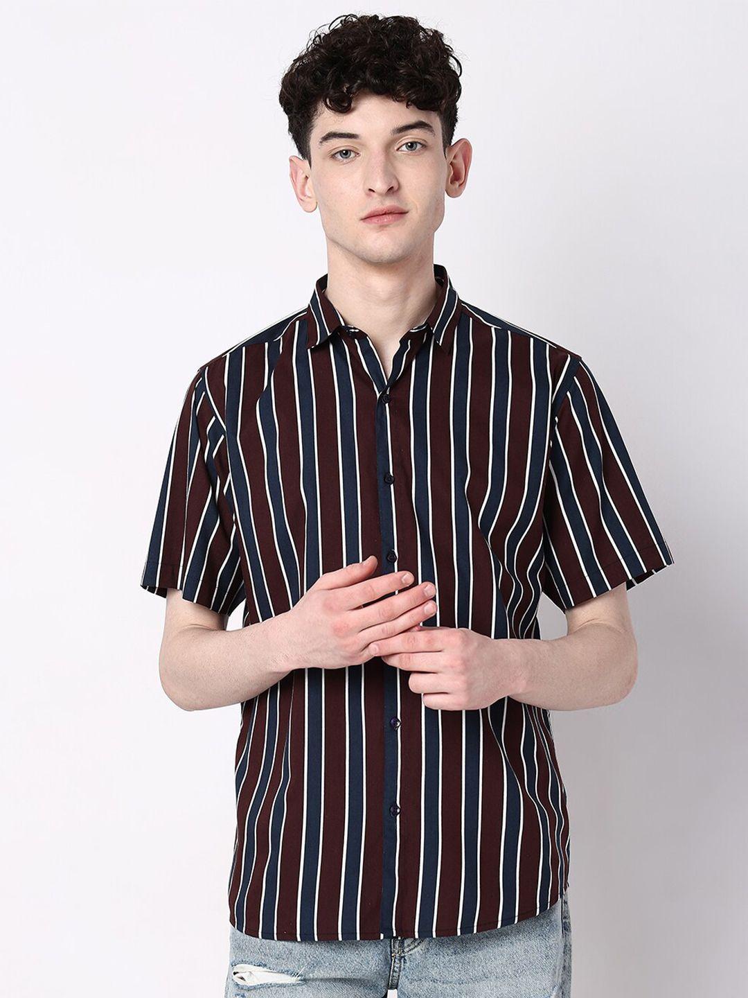 7shores classic striped casual shirt