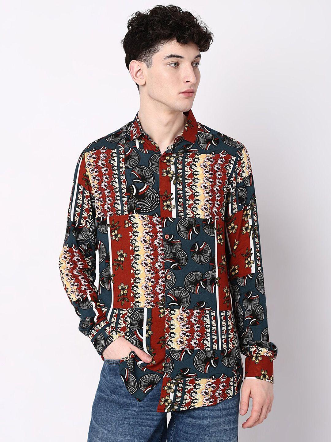 7shores classic floral printed casual shirt