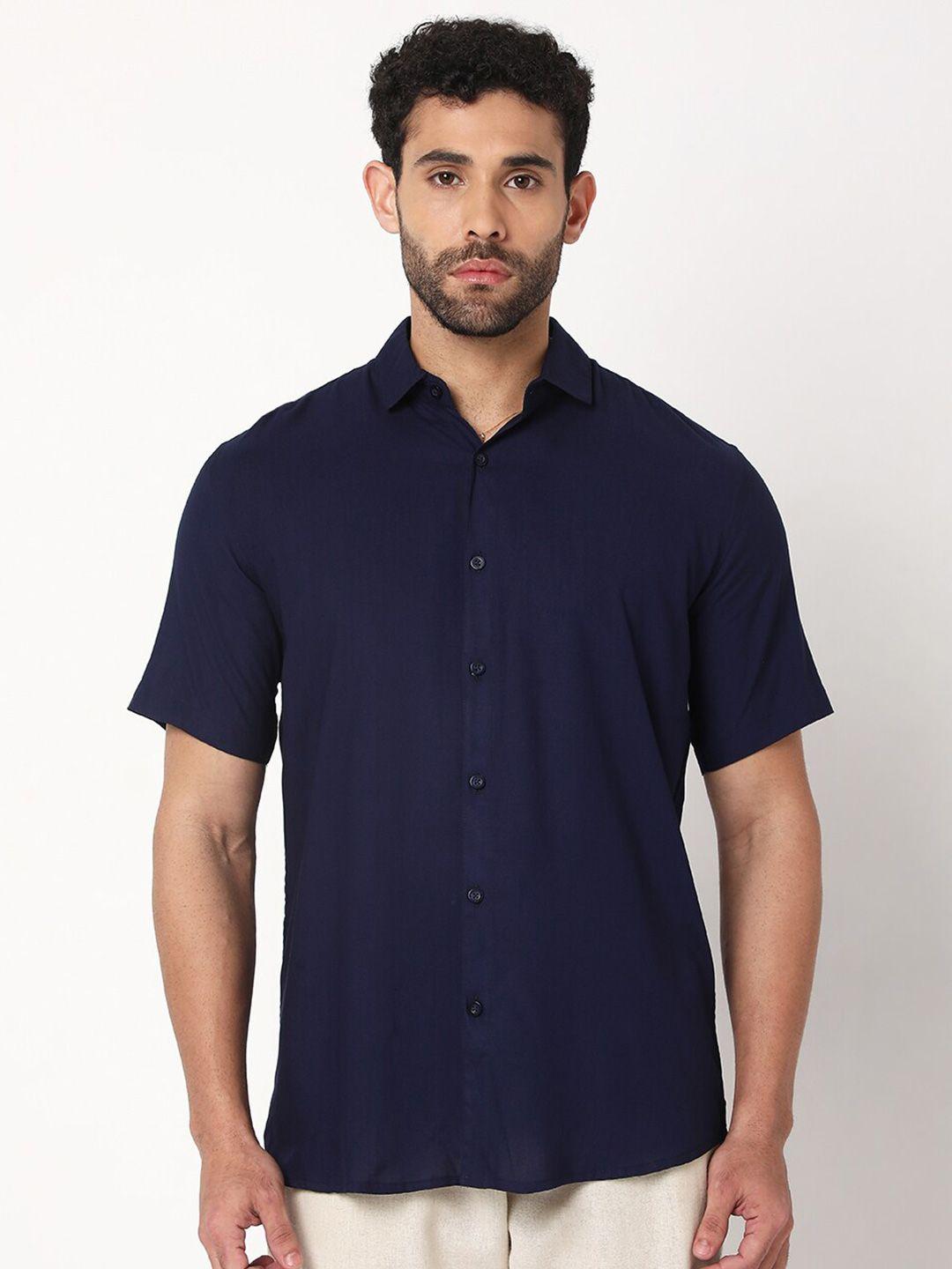 7shores classic spread collar casual shirt