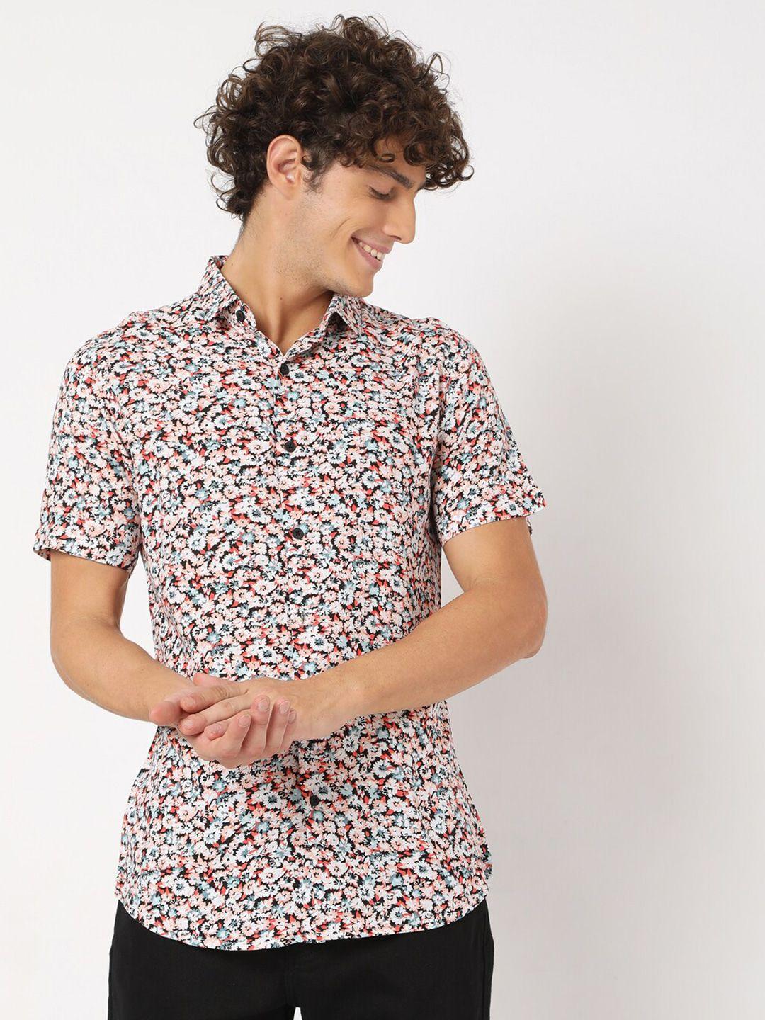 7shores classic fit floral printed casual shirt