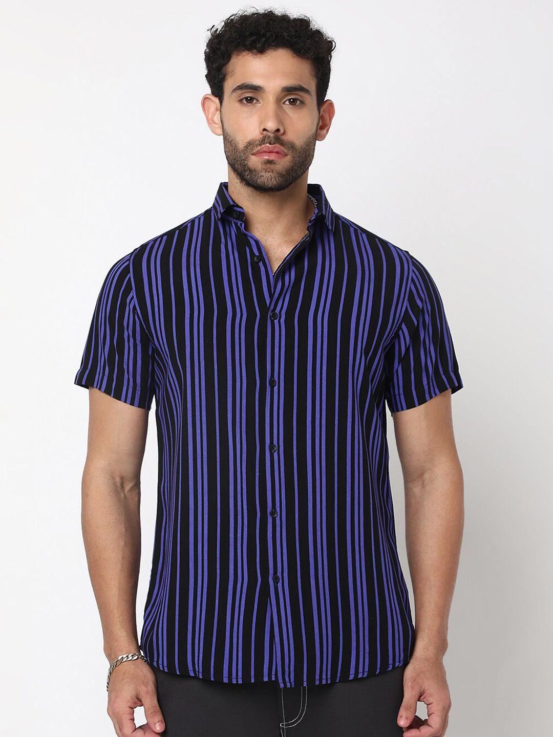 7shores classic striped casual shirt