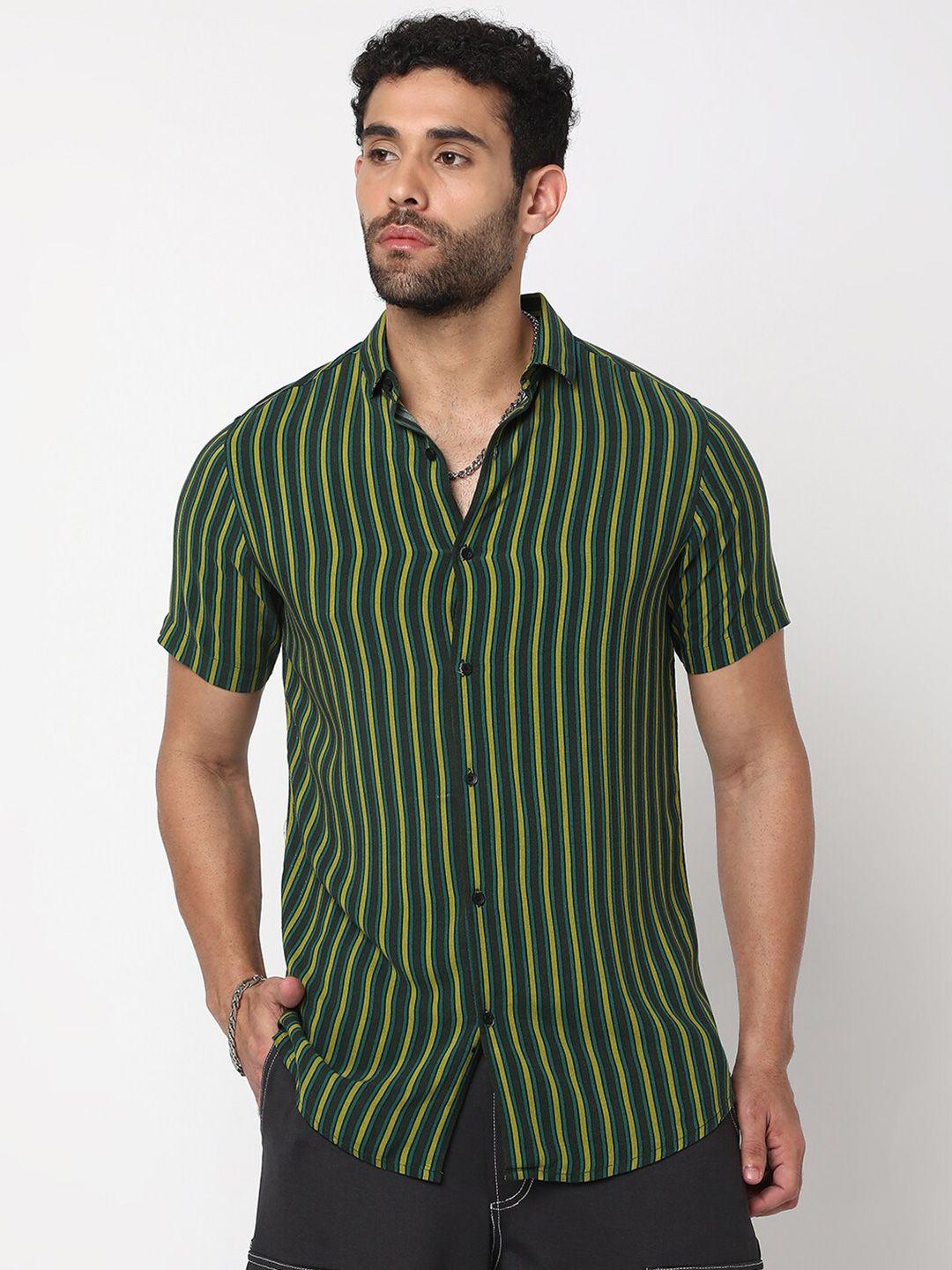 7shores classic striped casual shirt