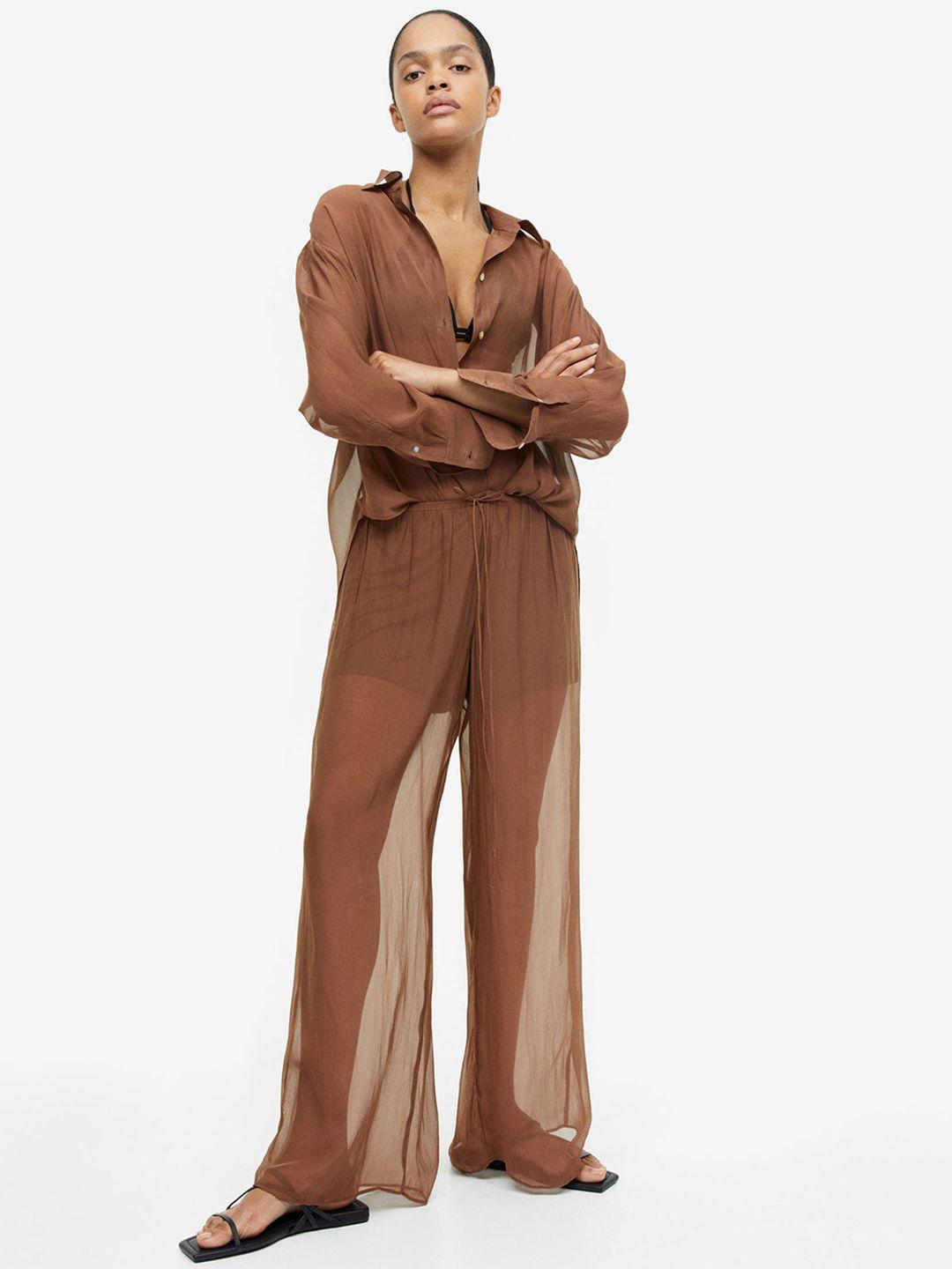 h&m wide trousers