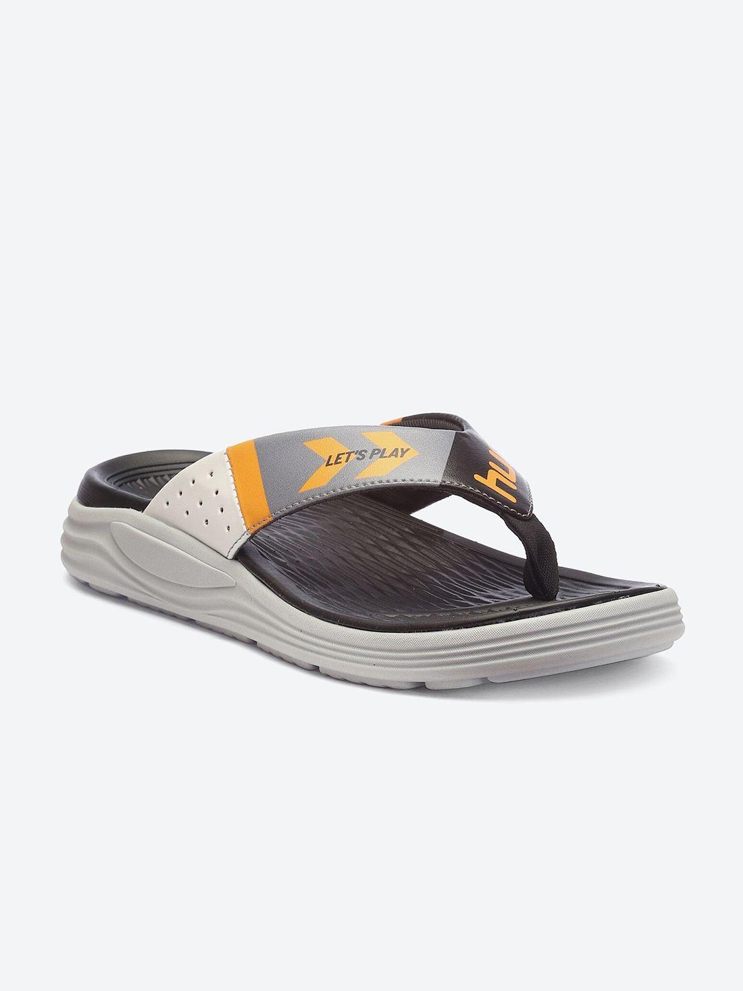 hummel men printed thong flip-flops