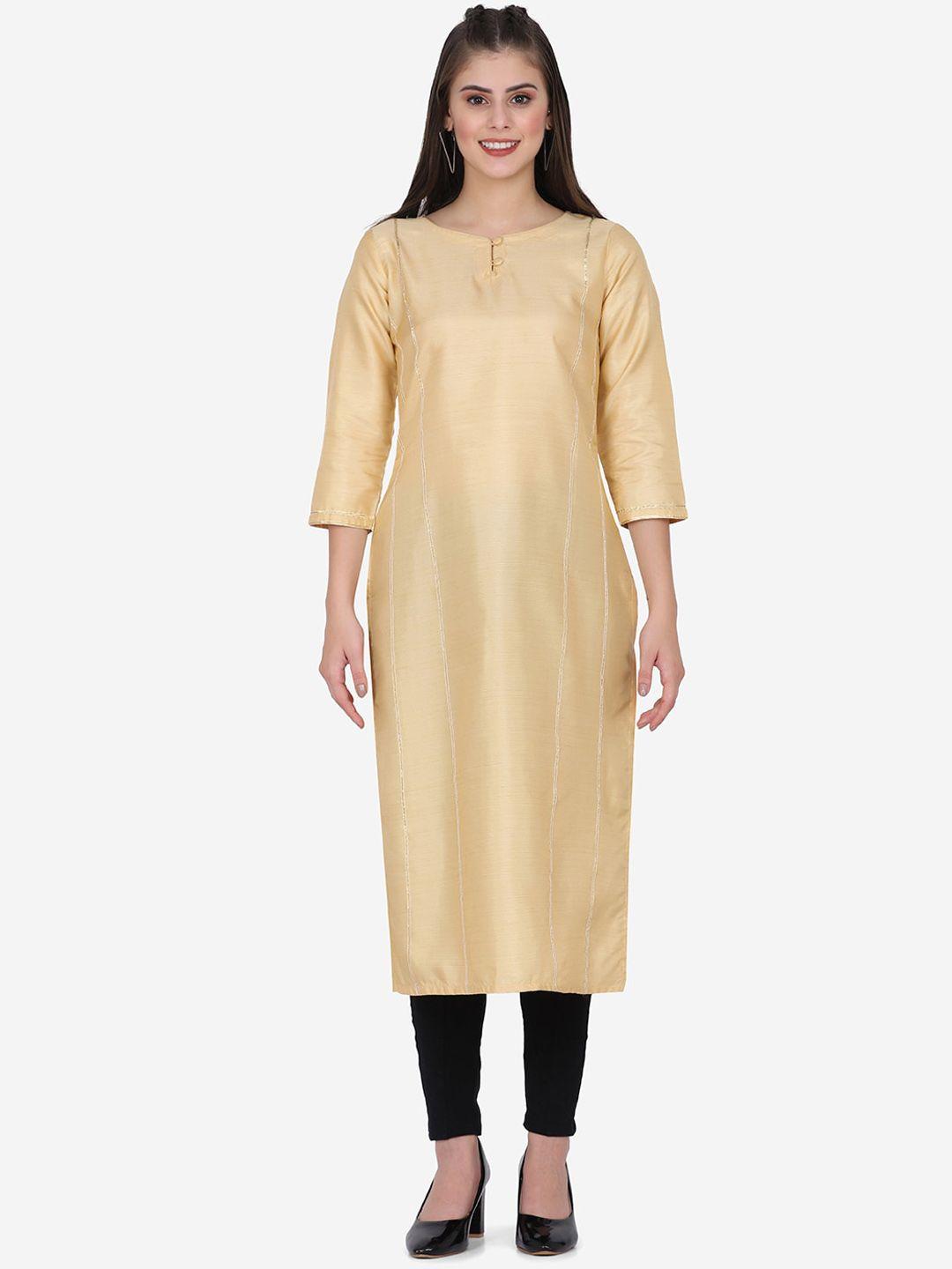 kalini keyhole neck straight kurta