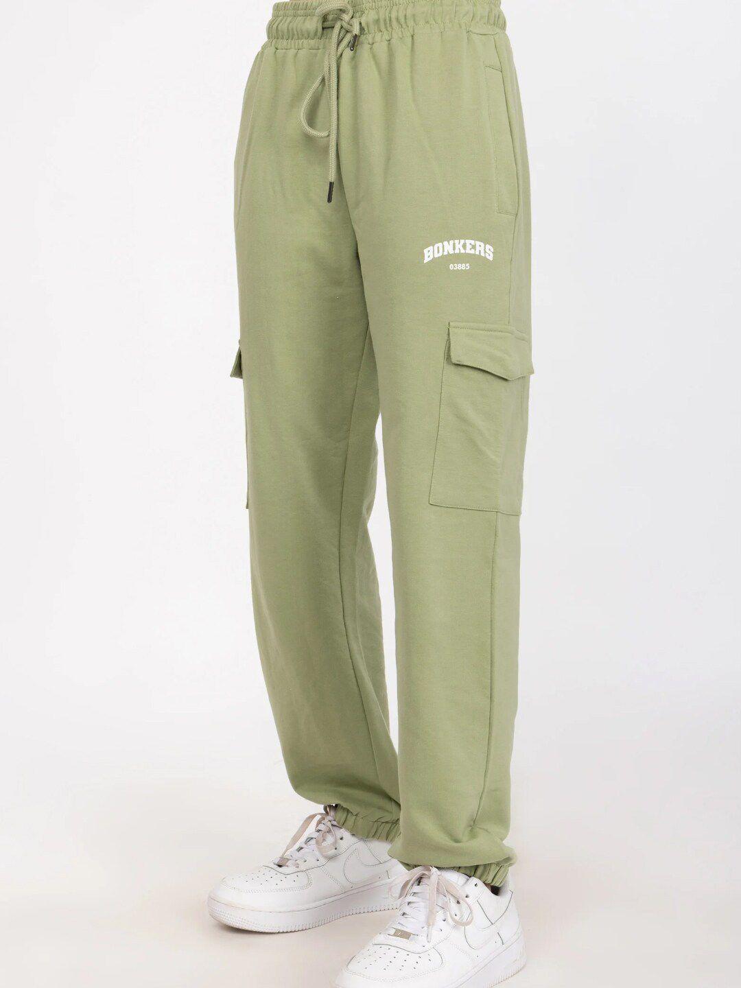 bonkers corner women regular fit mid-rise joggers