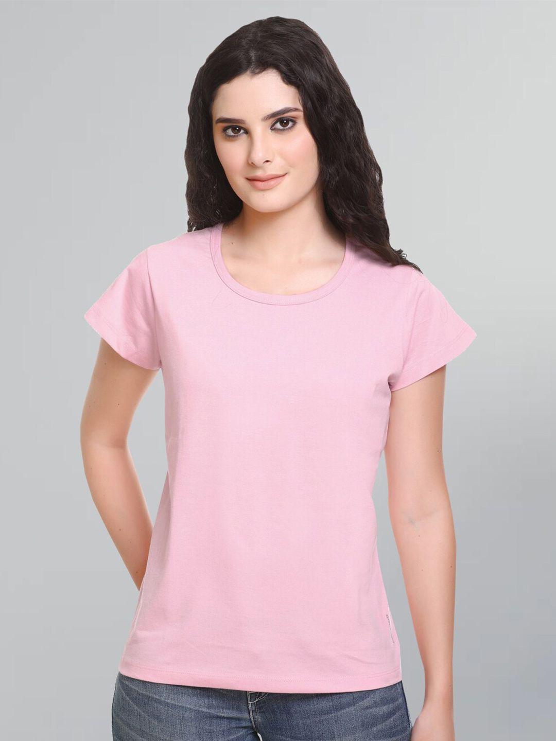 godfrey women rose extended sleeves raw edge t-shirt