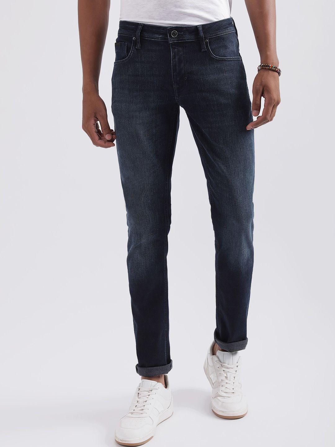 antony morato men tapered fit light fade jeans