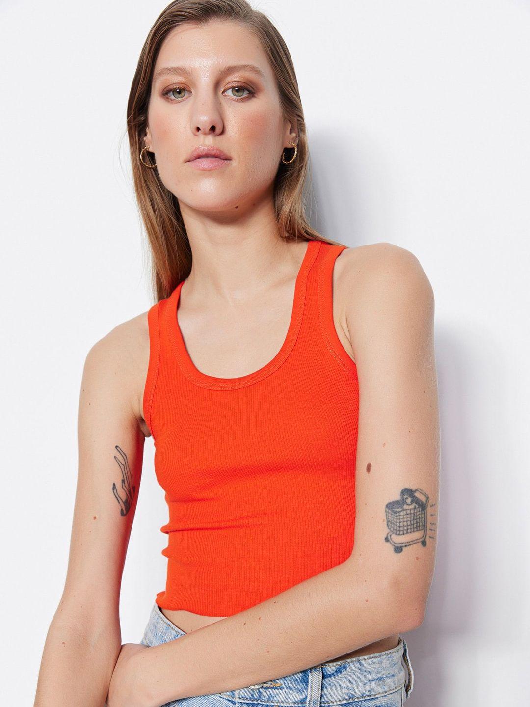 trendyol scoop neck tank top