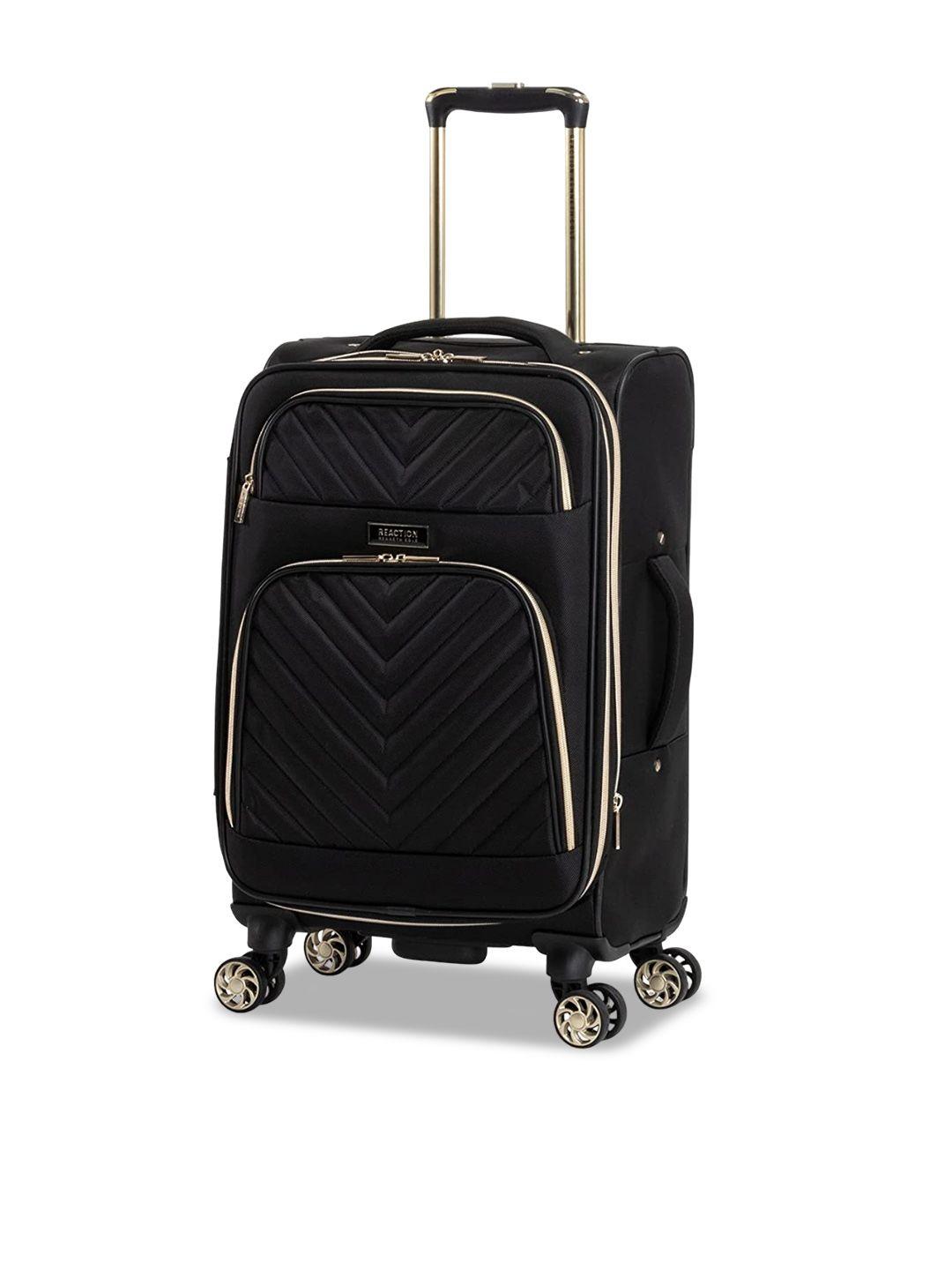 kenneth cole textured soft-sided cabin trolley bag