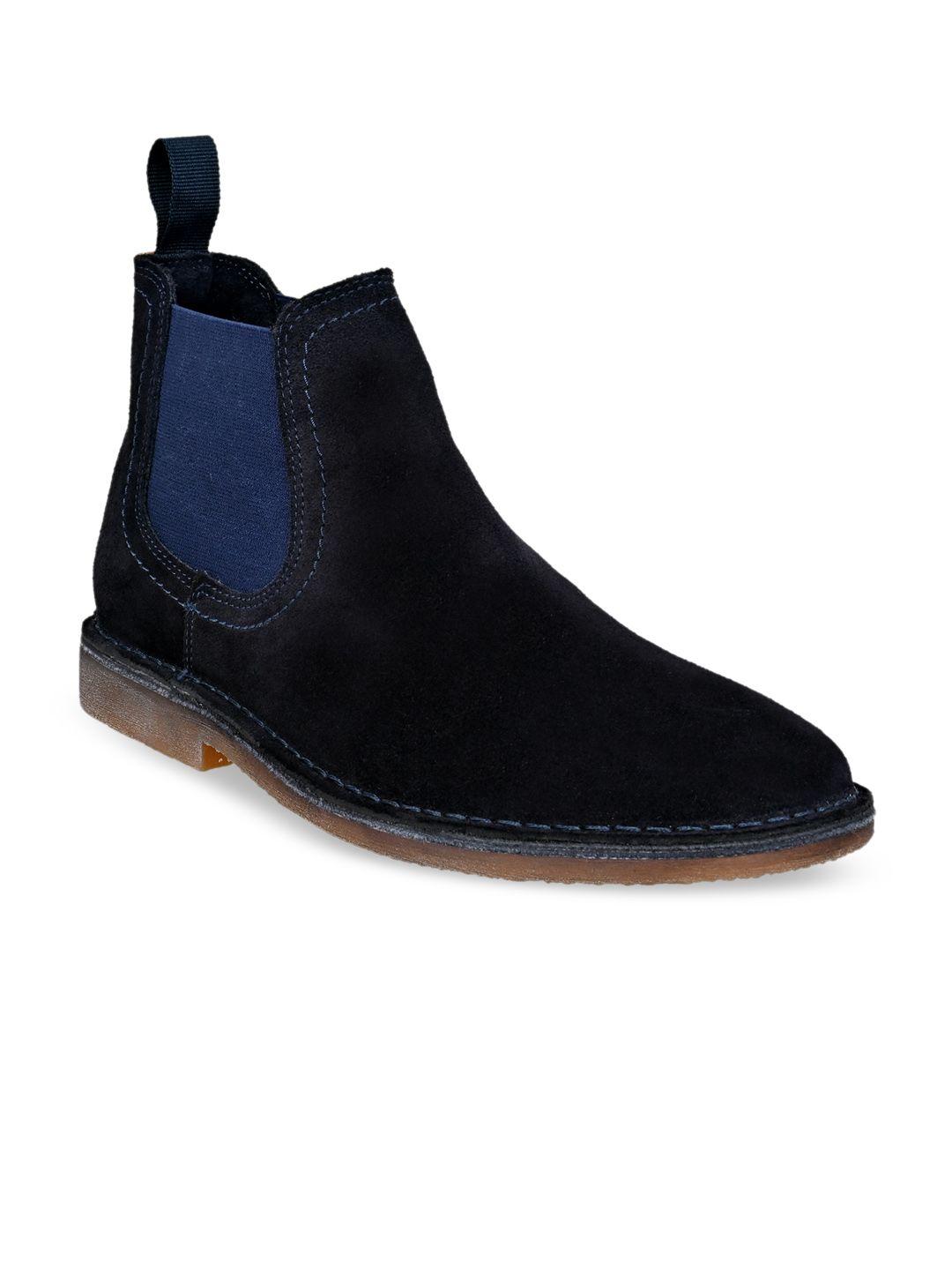 hx london men ankle length chelsea boots