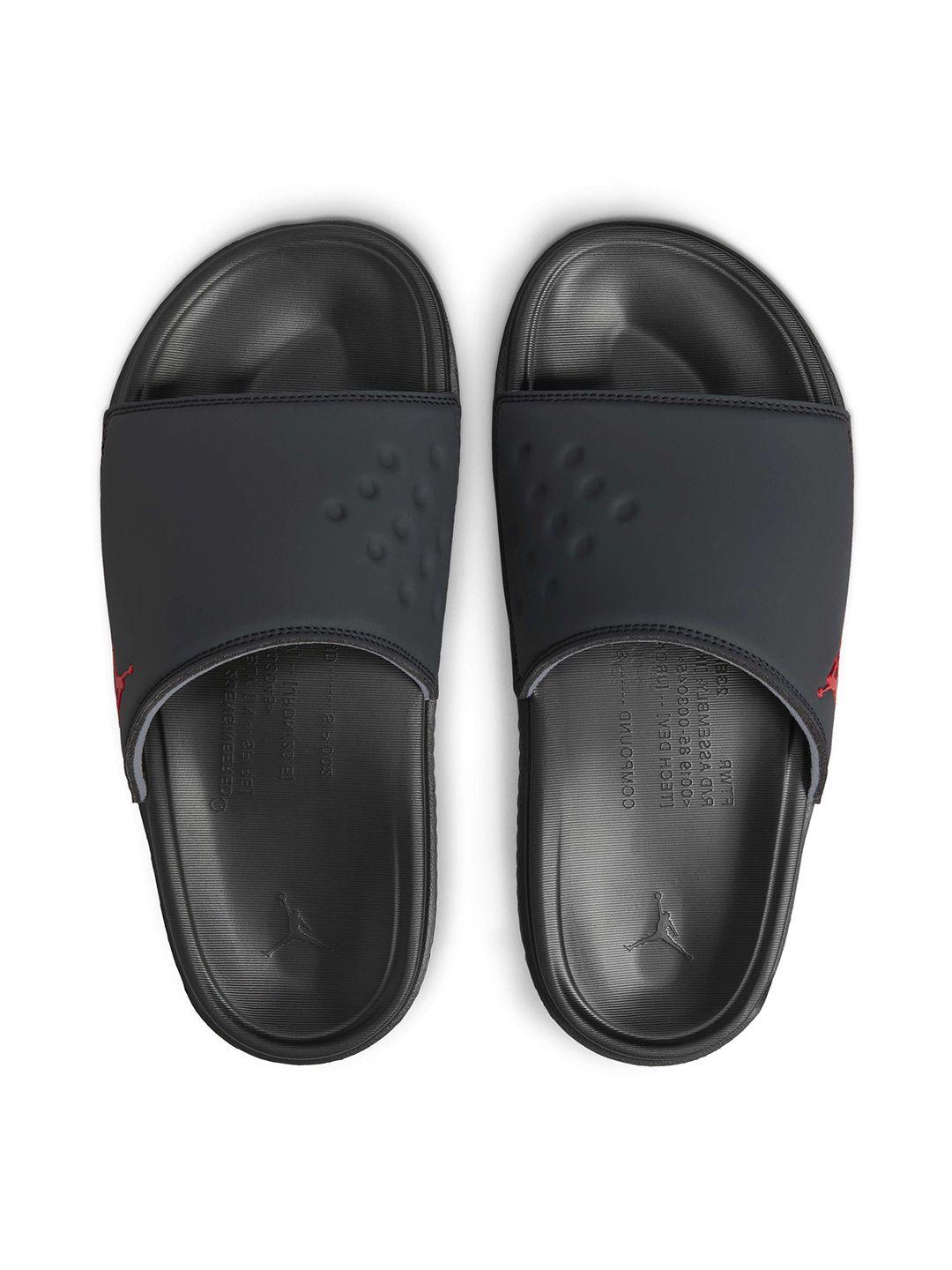 nike men black jordan play sliders