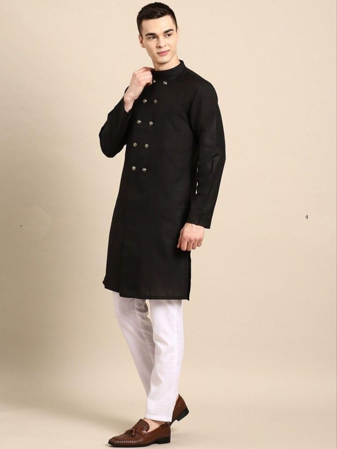 molly & michel mandarin collar pathani kurta