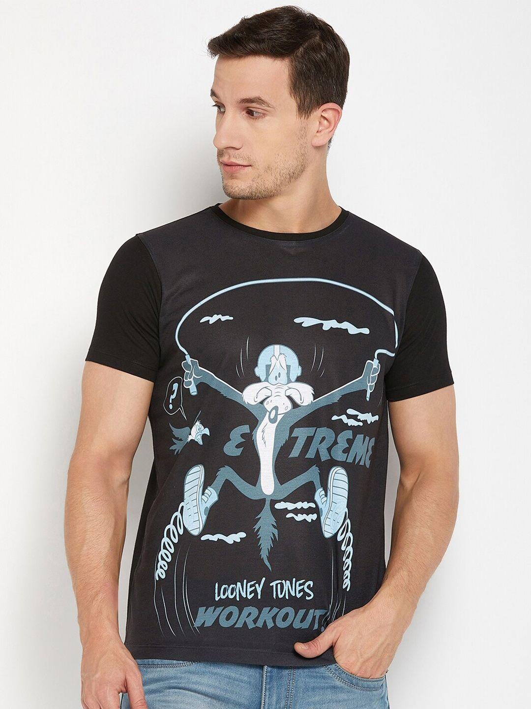 wear your mind looney tunes graphic printed cotton t-shirt