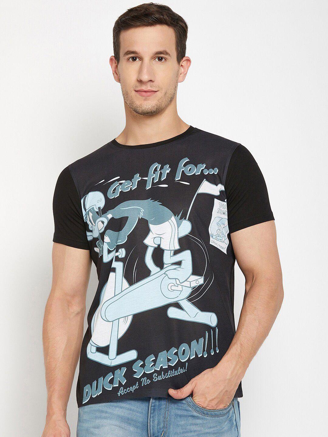 wear your mind looney tunes printed regular fit t-shirt