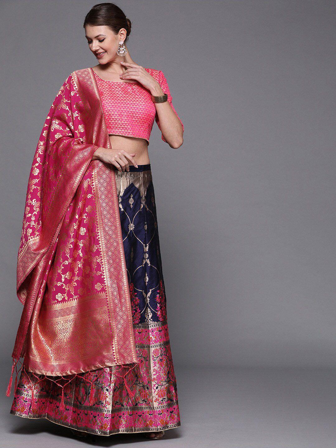 sangria woven design lehenga choli