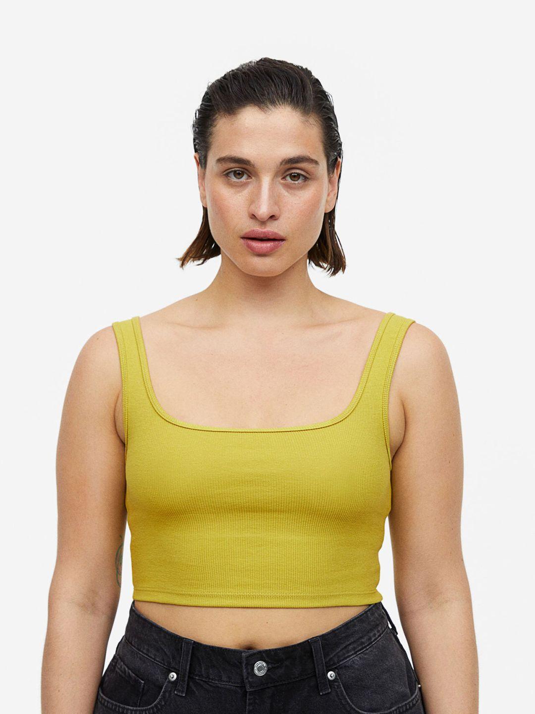 h&m cropped vest top