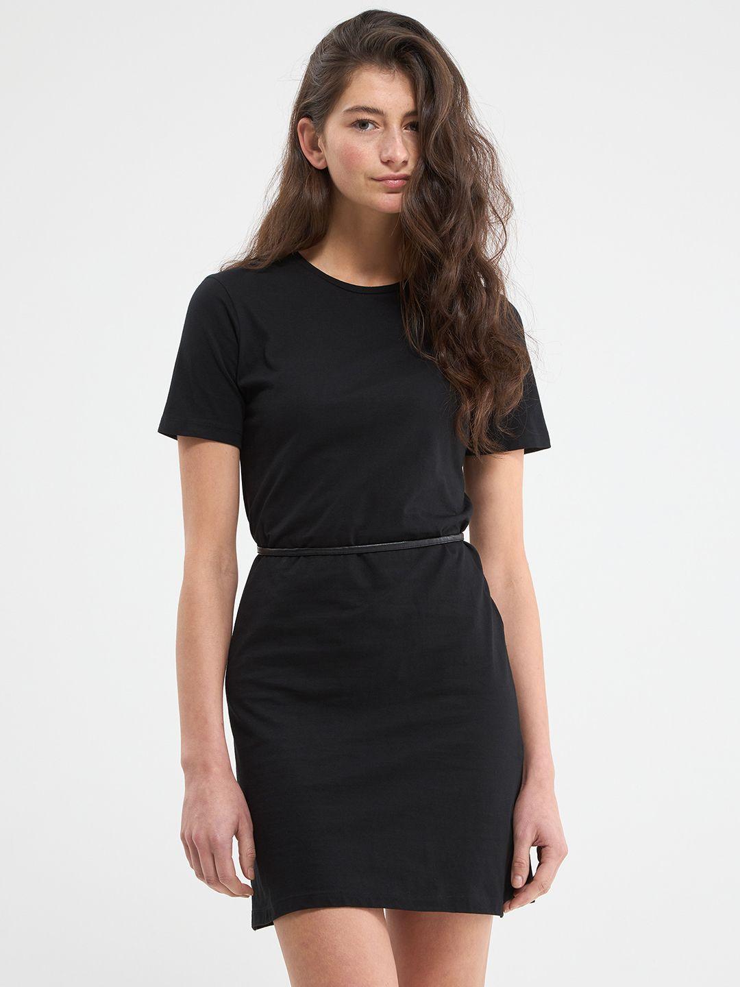 terranova t-shirt mini dress with belt