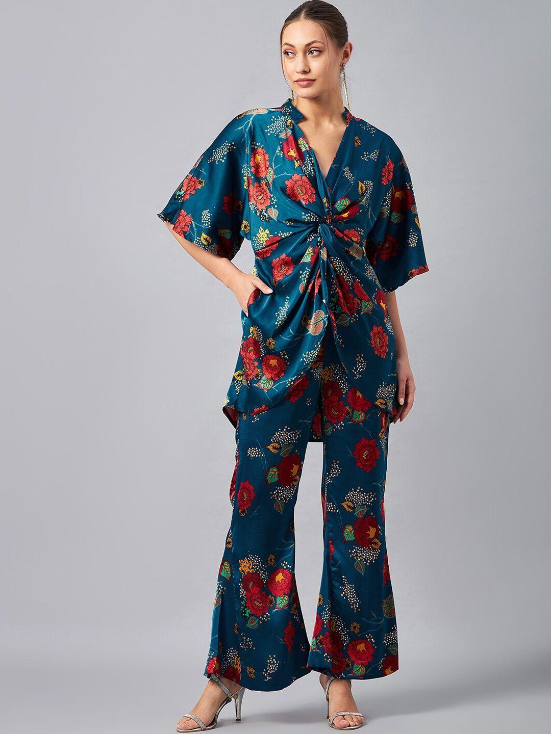 antheaa printed tunic and trousers