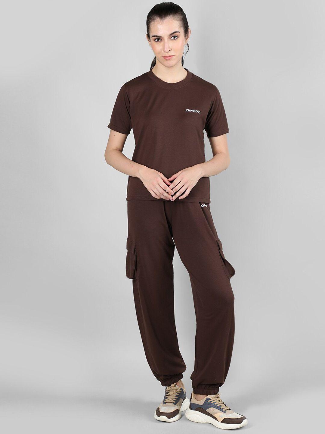 chkokko women t-shirts & cargo joggers