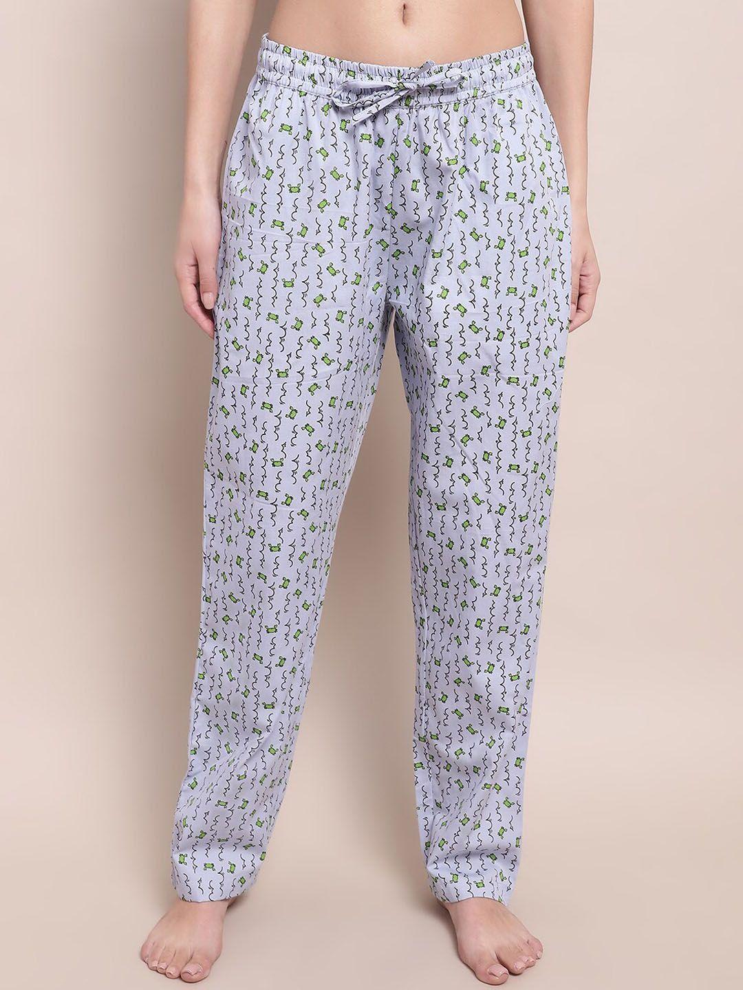 shararat printed cotton lounge pants