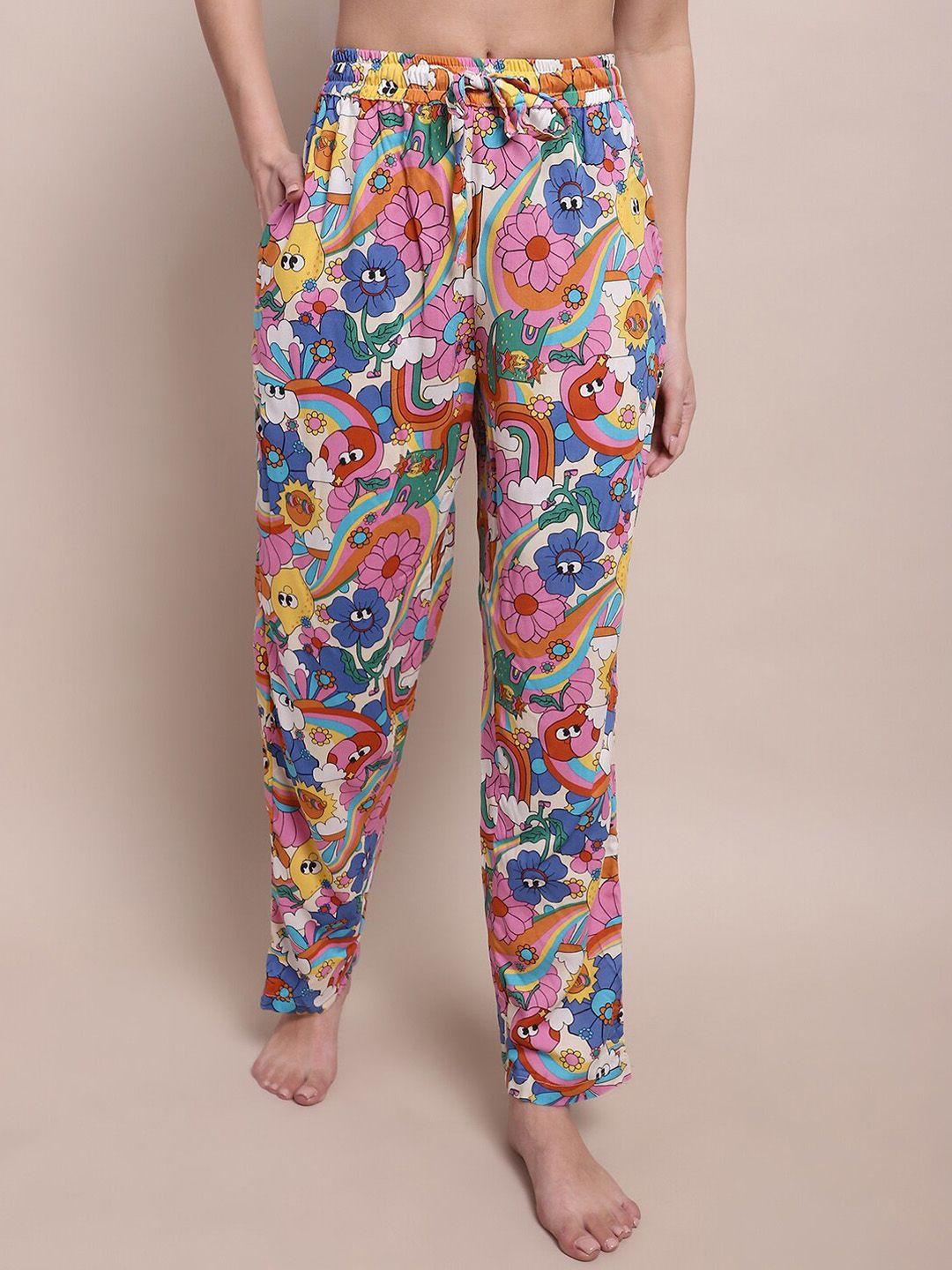 shararat women printed lounge pants