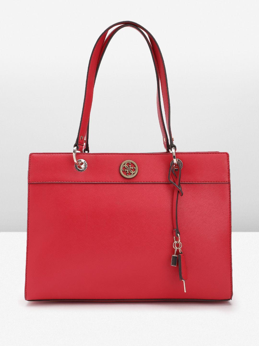 guess women structured shoulder bag