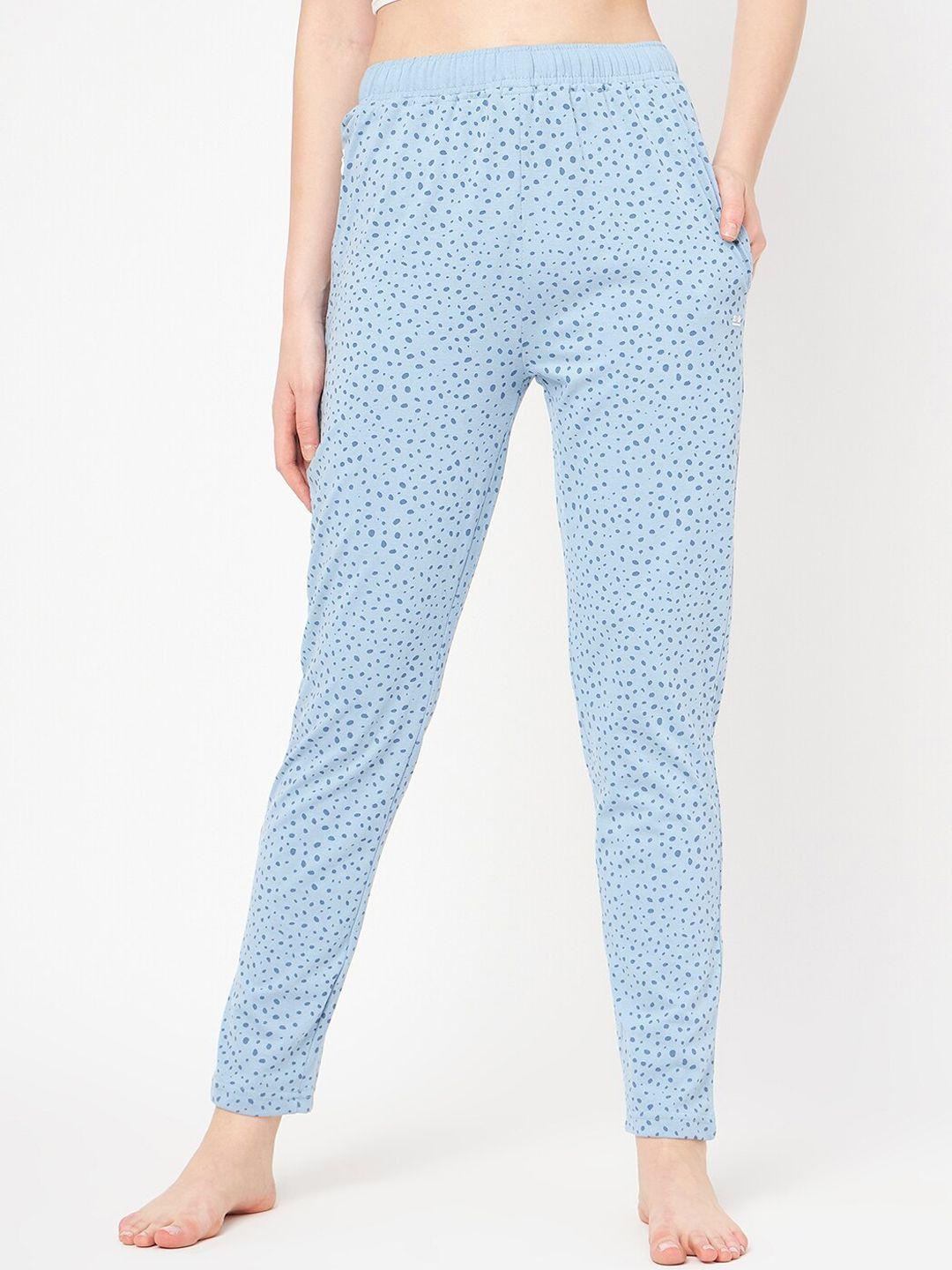 okane women printed lounge pants