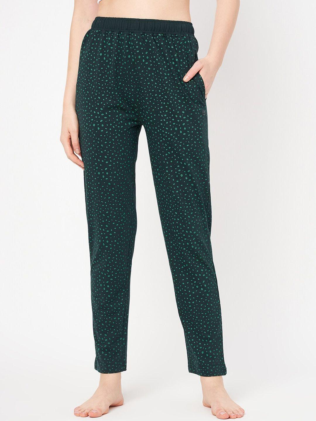 okane women printed lounge pants