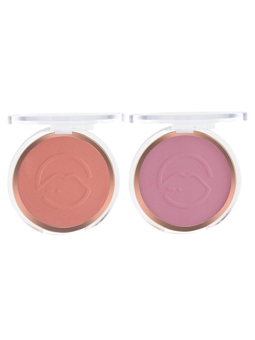 mars set of 2 flush of love highly pigmented matte face blusher - shade 01 & 05