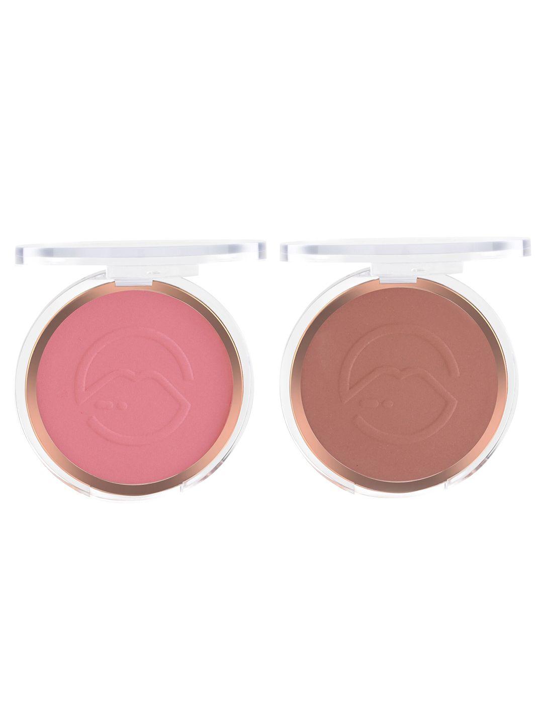 mars set of 2 flush of love highly pigmented matte face blusher - shade 02 & 04