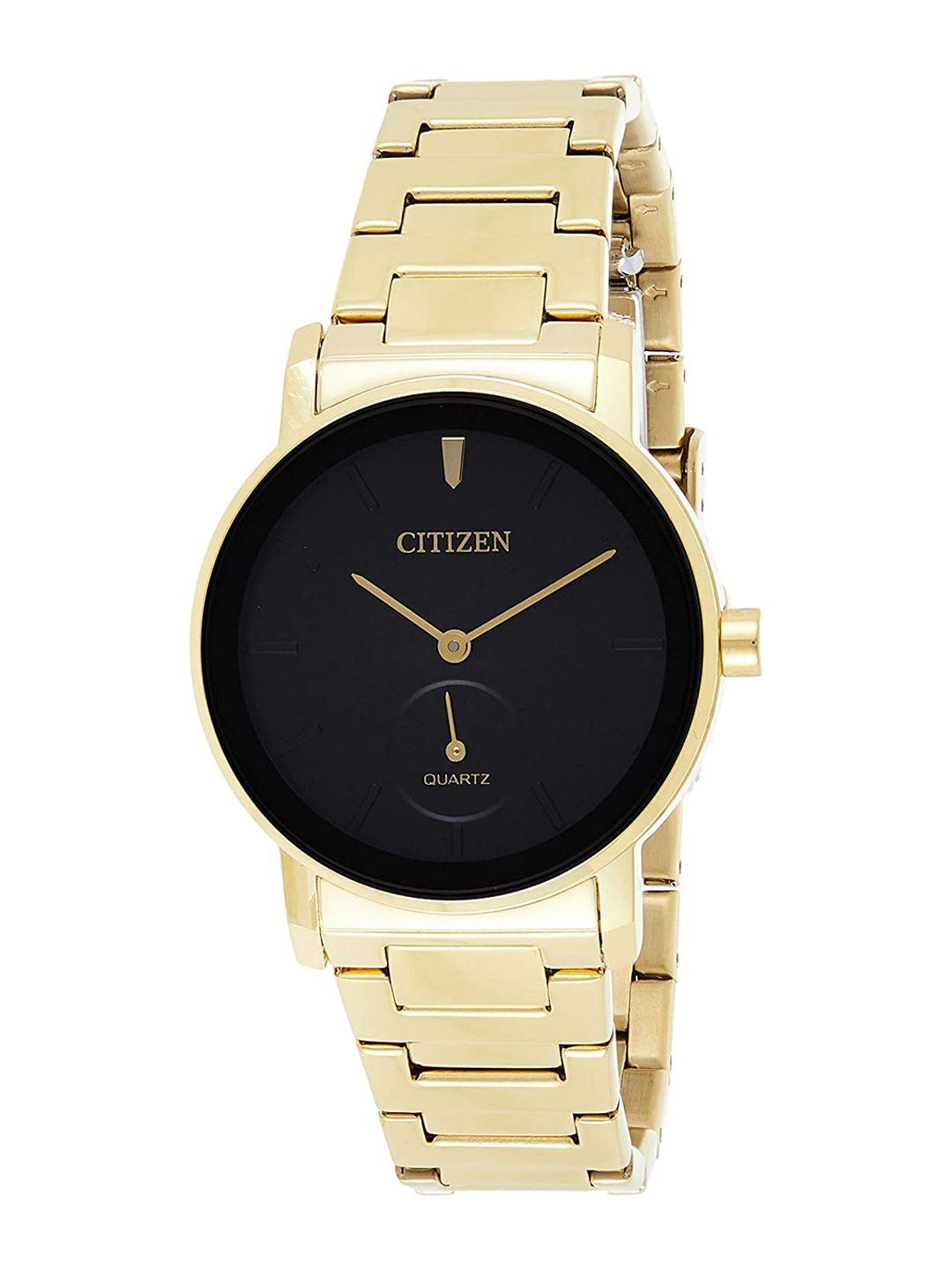 citizen women dial & stainless steel bracelet style straps analogue watch eq9062-58e