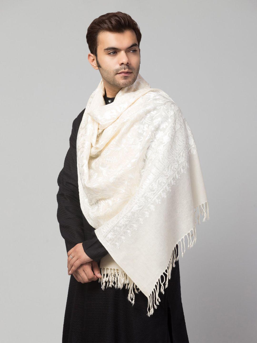 tweedle kashmiri embroidered stole