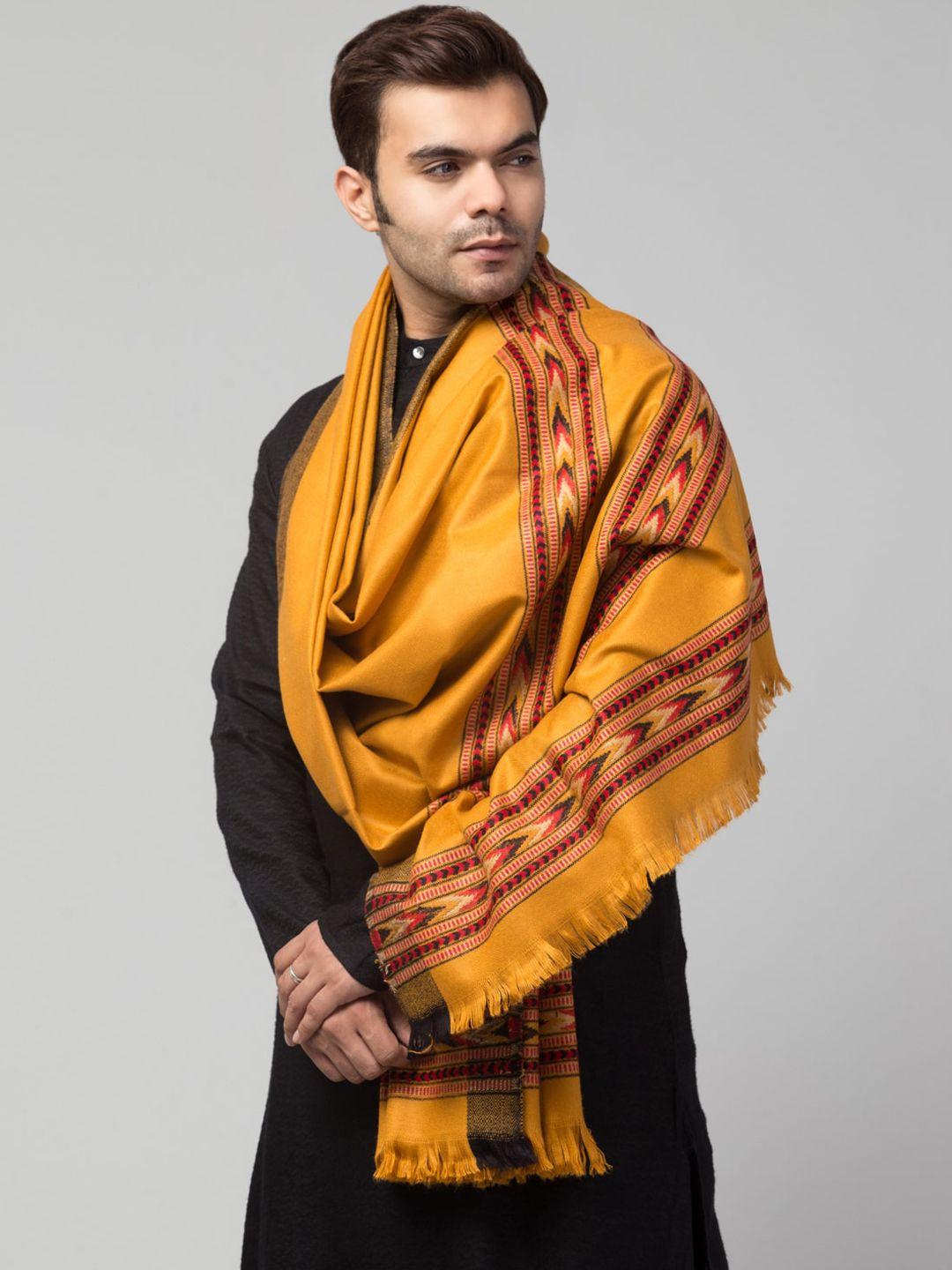 tweedle woven design ethnic kullu wool shawl