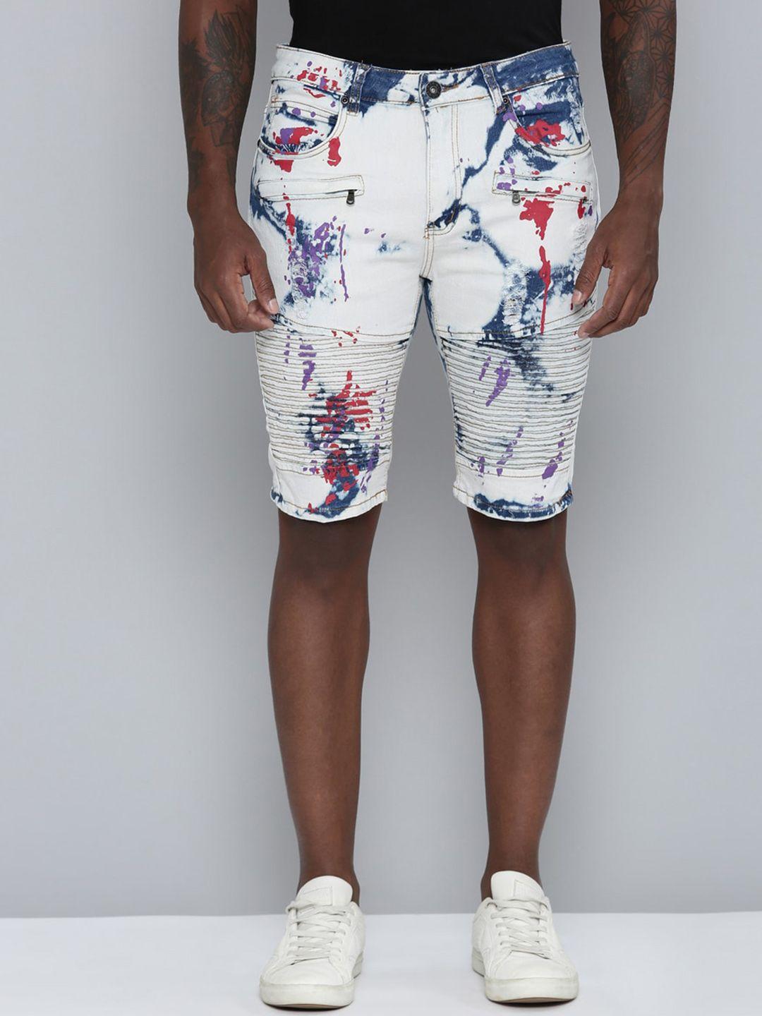 waimea men blue floral printed shorts