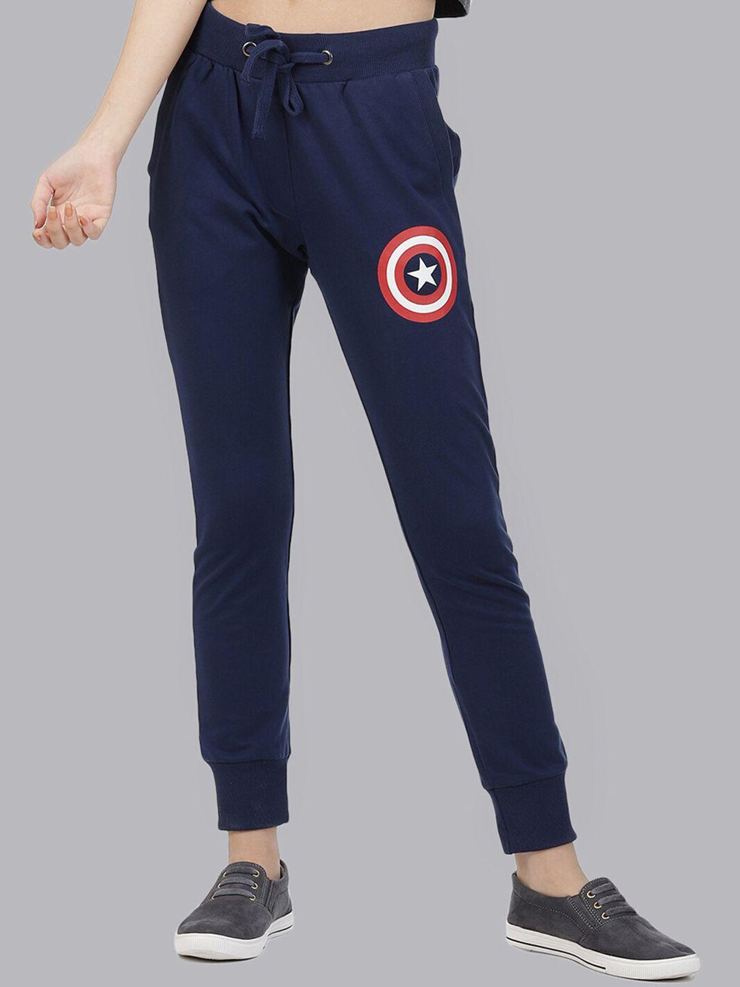 free authority women captain america printed joggers