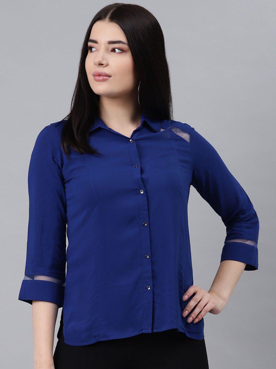 nayam by lakshita comfort opaque casual shirt