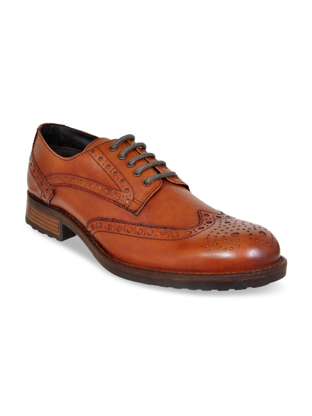 hx london men leather formal brogues