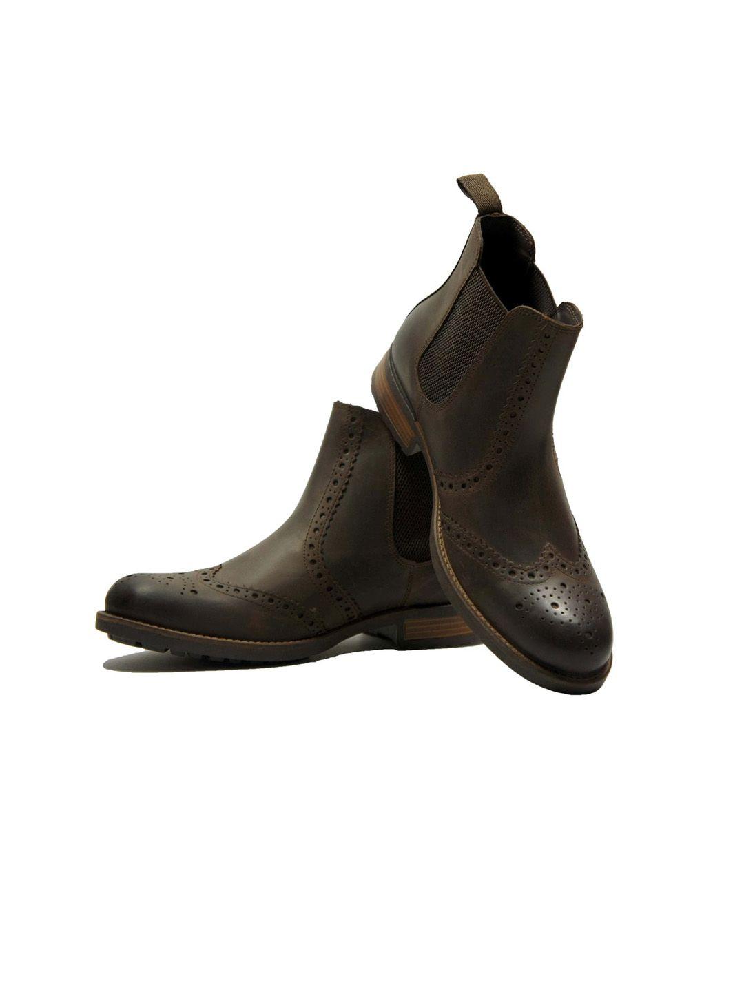 hx london men textured leather chelsea boots