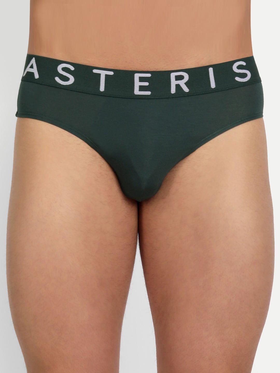 asterisk men set of 2 ultra-soft mid-rise modal basic briefs mbr-fgn&fgn-xs-04