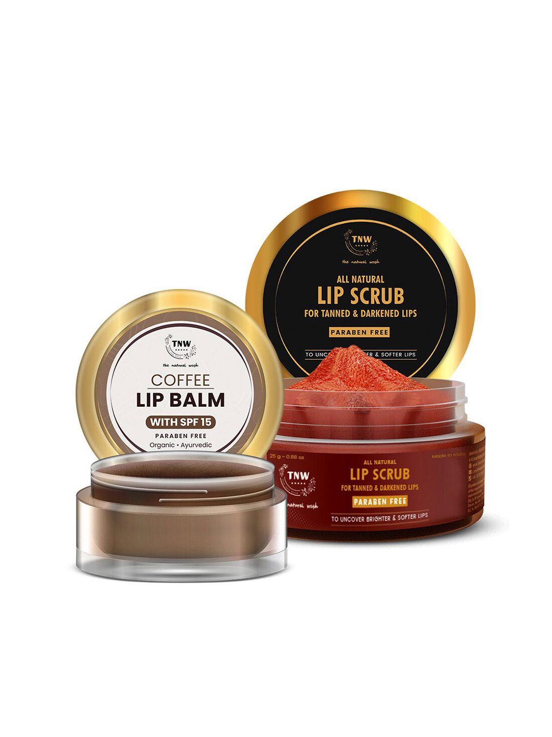 tnw the natural wash coffee lip balm with lip scrub