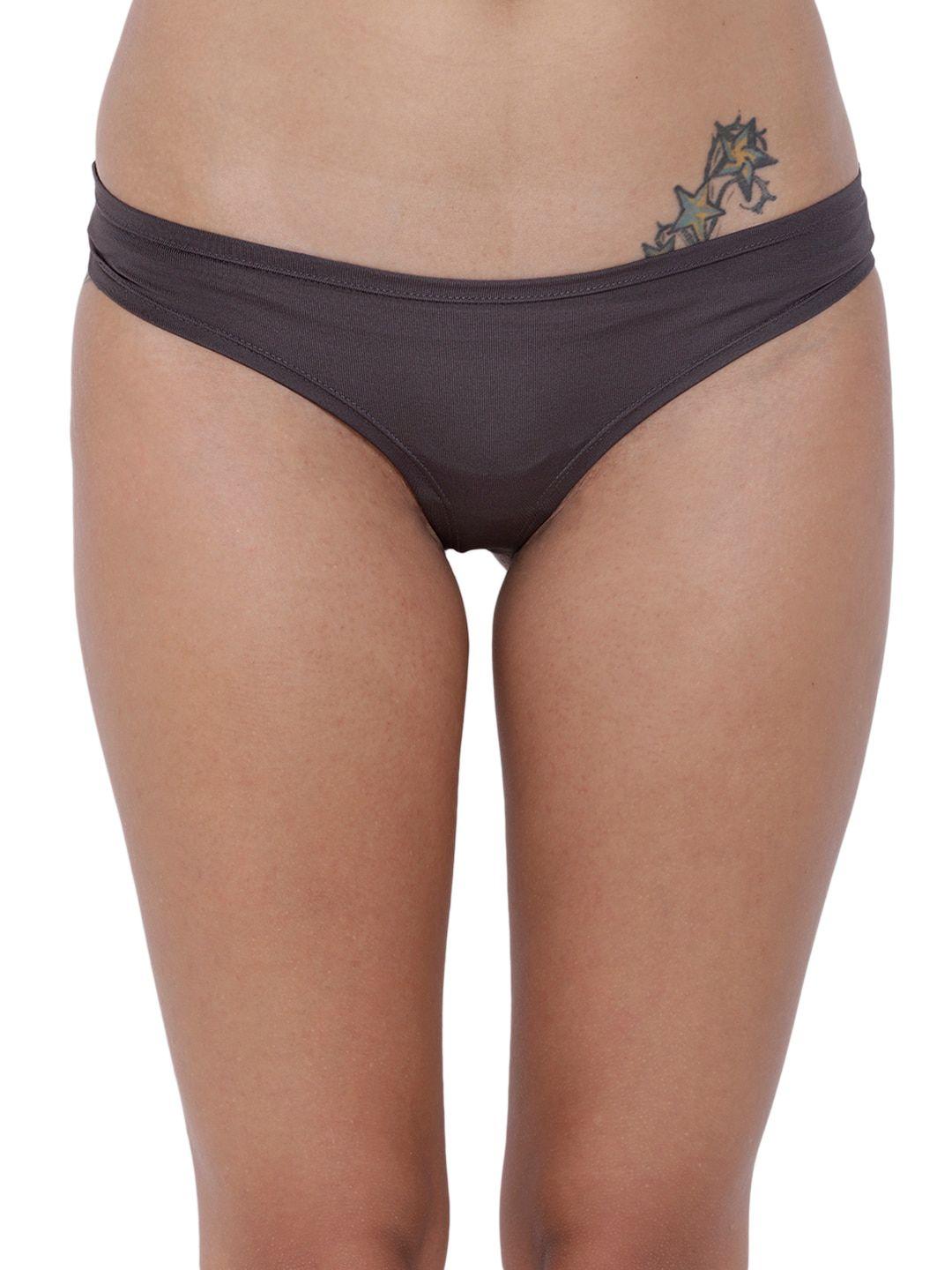 basiics by la intimo amor love seamless anti-microbial  thong brief