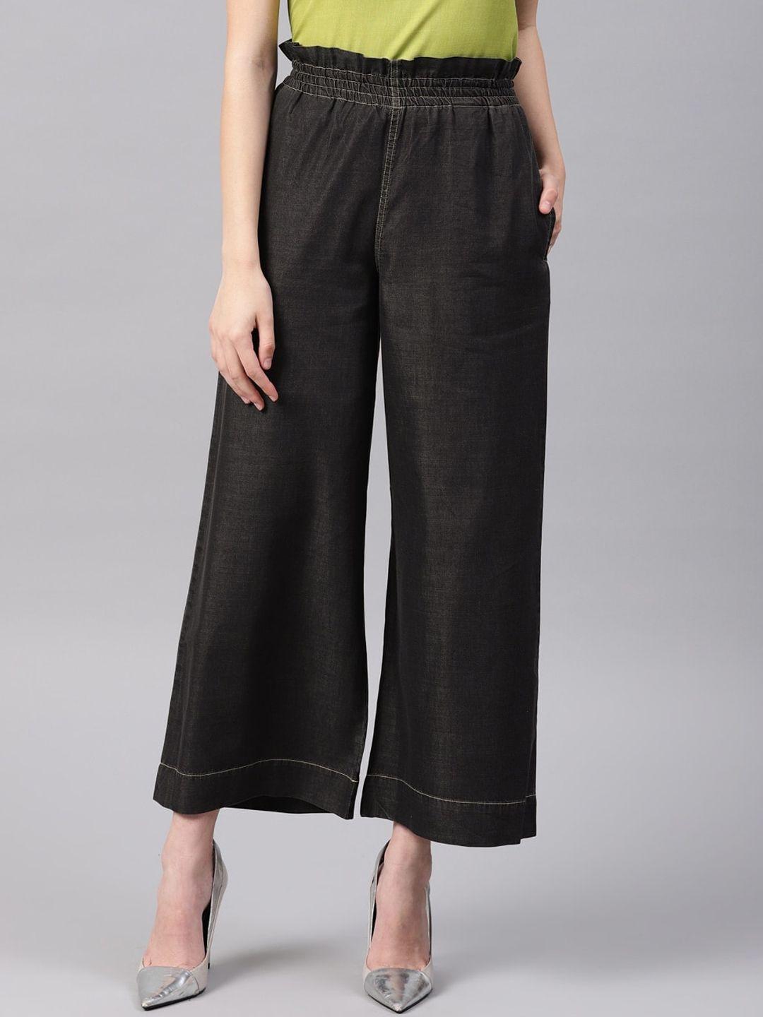 mast & harbour women black trousers