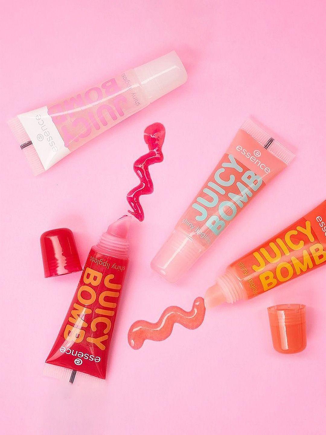 essence juicy bomb set of 5 shiny lip gloss 10ml each