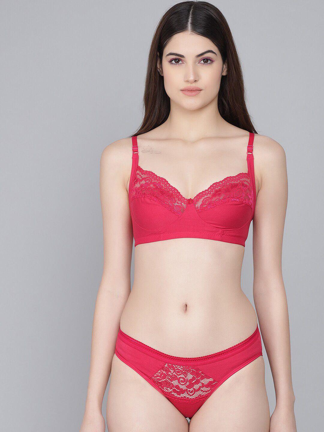 imsa moda women self design lingerie set