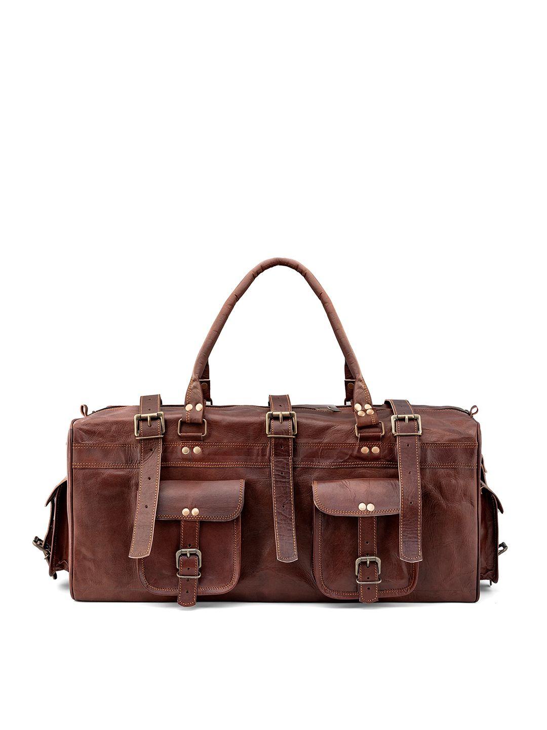 goatter textured large travel duffel bag